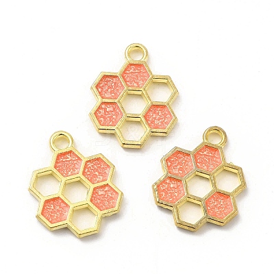 Alloy Enamel Pendants ENAM-J650-06G-04-1