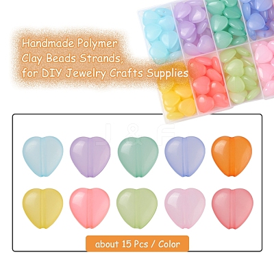 150Pcs 10 Style Transparent Acrylic Beads TACR-YW0001-55-1