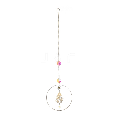 Brass Big Pendant Decorations LS-HJEW-M005-03G-01-1