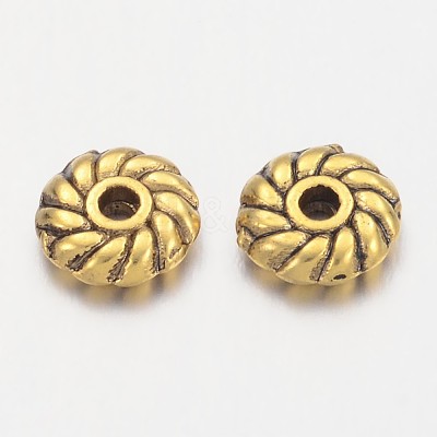 Tibetan Style Alloy Spacer Beads GLF10764Y-1