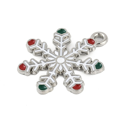 Christmas Theme Alloy Enamel Pendants ENAM-Z020-02F-1