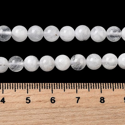 Natural Rainbow Moonstone Beads Strands G-D340-A01-6mm-1