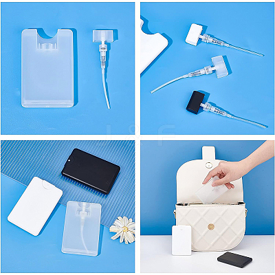 DIY 18 Sets 3 Style Plastic Spray Bottles DIY-BC0004-98-1