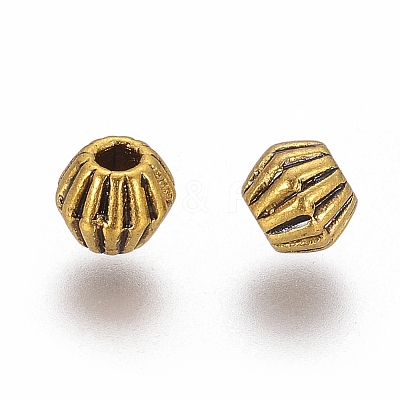 Tibetan Style Spacer Beads LS-GLF0300Y-NF-1