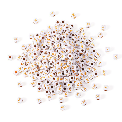 Opaque Acrylic Beads MACR-TAG0001-07X-1