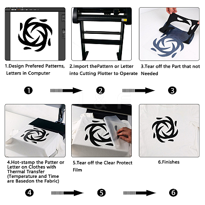 A4 Matte Vinyl Transfer Film DIY-BC0010-73-1