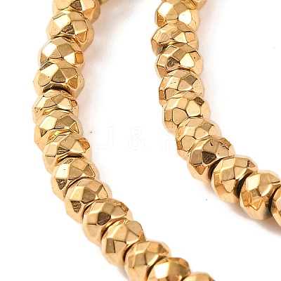Electroplated Synthetic Non-magnetic Hematite Beads Strands G-H027-E01-02-1