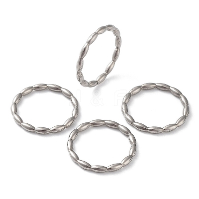Non-Tarnish 201 Stainless Steel Linking Rings STAS-K259-02P-1