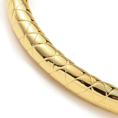 304 Stainless Steel Grooved Bangles BJEW-G686-03G-1