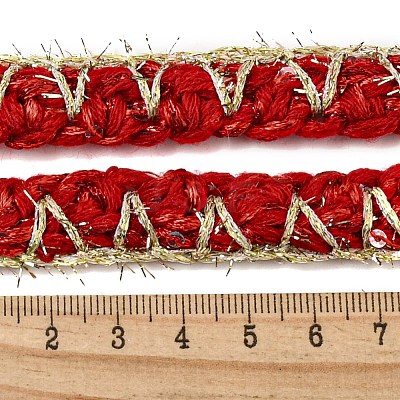 Polyester Crochet Lace Trim OCOR-Q058-03-1
