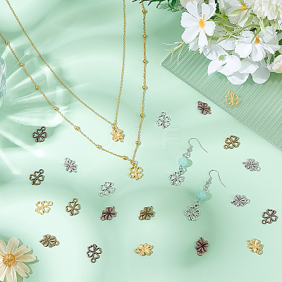 120Pcs 8 Styles Alloy Pendants FIND-PH0023-11-1