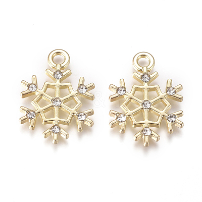 Golden Plated Alloy Pendants PALLOY-L228-012G-1