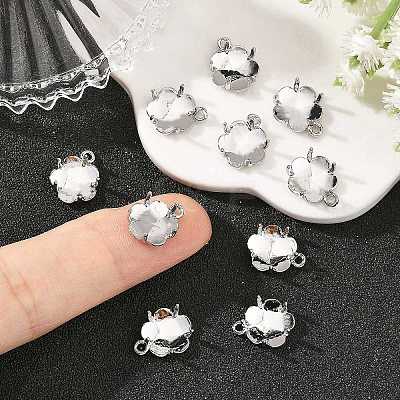 SHEGRACE Brass Rhinestone Claw Settings XGRQ6U204-924P-1