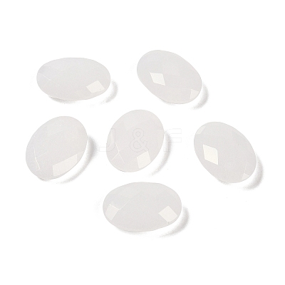 Natural White Jade Cabochons G-O175-15P-01-1