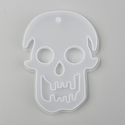Halloween DIY Skull Pendant Silicone Statue Molds LS-DIY-P006-41-1