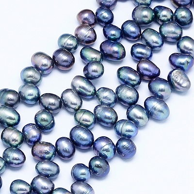 Natural Cultured Freshwater Pearl Beads Strands PEAR-G004-03B-01A-1