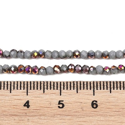 Electroplate Glass Beads Stradns EGLA-H114-02A-03-1