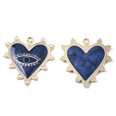Printed Alloy Pendants X-ENAM-S016-69B-1