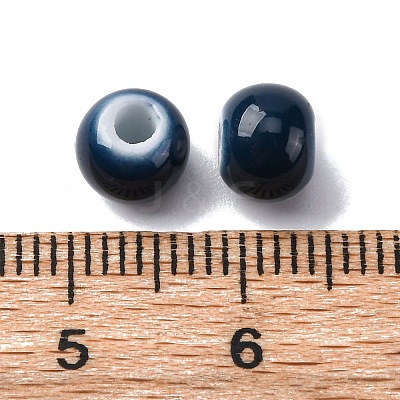 Bright Glazed Porcelain Beads PORC-D300-A38-1