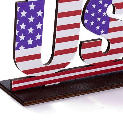 Natural Wood Desktop Ornament DJEW-C007-01-1