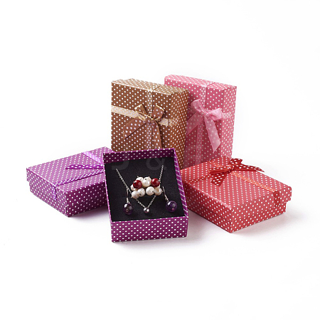 Valentines Day Gifts Packages Cardboard Jewelry Set Boxes CBOX-B001-M-1