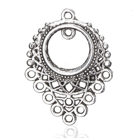 Tibetan Style Alloy Chandelier Component Links TIBE-A006-022AS-1