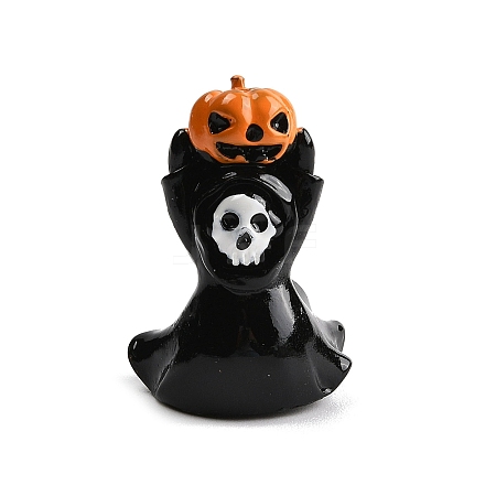 Halloween Resin Figurine Statues for Home Office Desktop Decoration DJEW-M017-04C-1