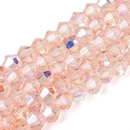 Transparent Glass Beads Strands LS-EGLA-N021-4mm-05-1
