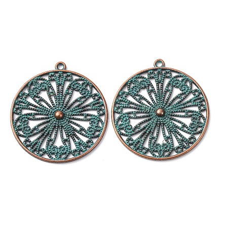 Tibetan Style Alloy Pendants X-FIND-B055-02A-1