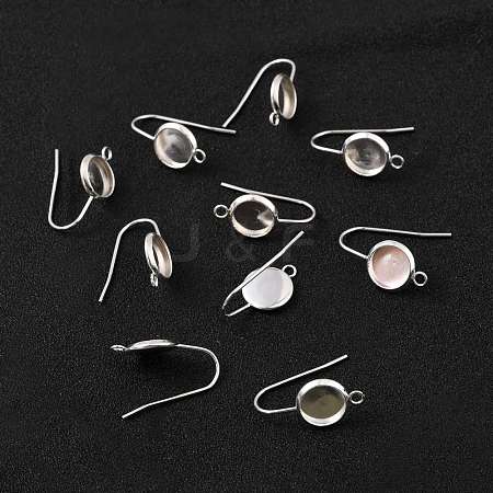 304 Stainless Steel Earring Hooks STAS-F271-01A-S-1
