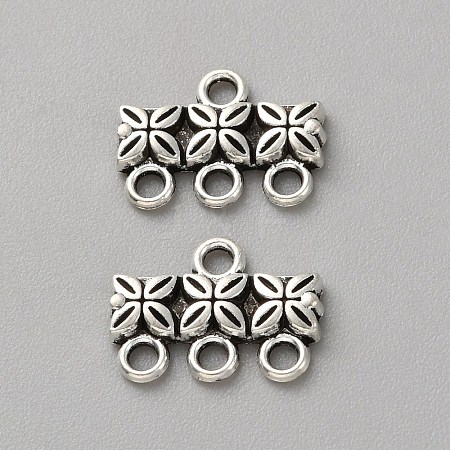 100Pcs Tibetan Style Alloy Chandelier Component Links FIND-WH0431-31E-1