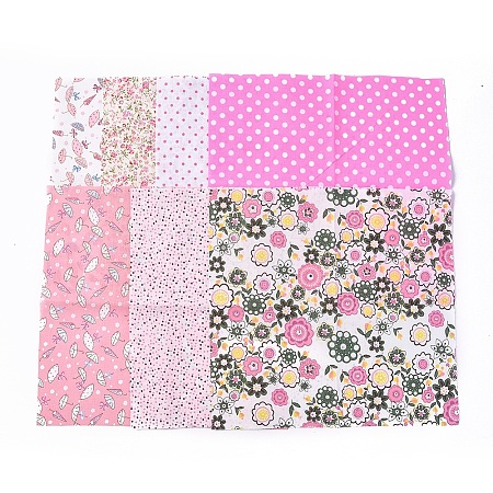 Printed Cotton Fabric AJEW-WH0021-62D-1