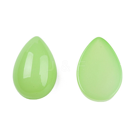 Opaque Resin Cabochons RESI-N022-08E-1