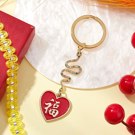 Alloy Enamel Keychain KEYC-JKC01028-03-1