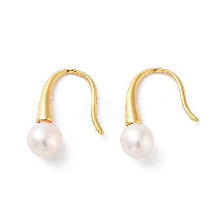 Natural Pearl Dangle Earrings for Women EJEW-E303-12G-1