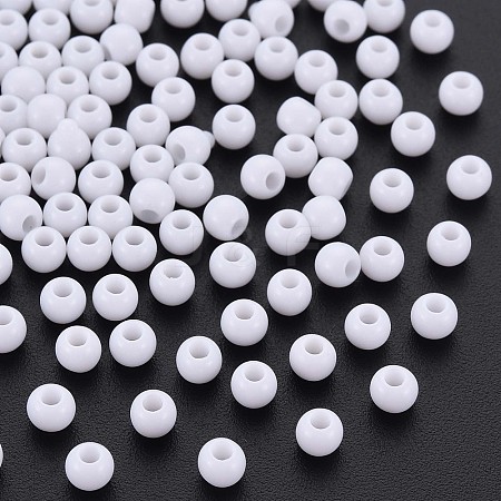 Opaque Acrylic Beads X-MACR-S371-11-A01-1