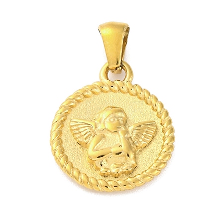 304 Stainless Steel Pendants STAS-Z096-02G-01-1