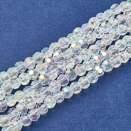 Glass Beads Strands LS-GF4mmC28-AB-1