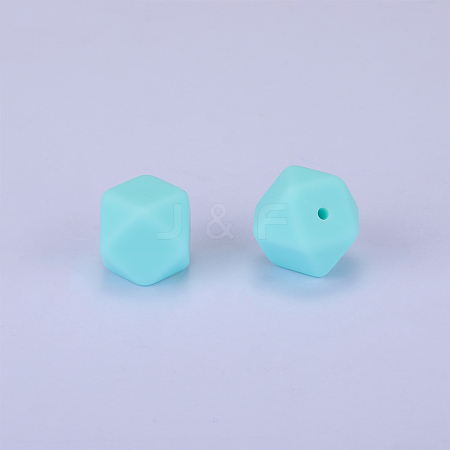 Hexagonal Silicone Beads SI-JX0020A-82-1