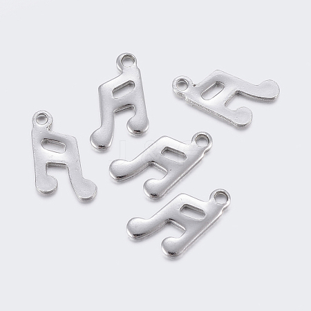 Tarnish Resistant 304 Stainless Steel Charms STAS-F159-64P-1