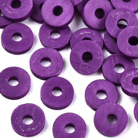 Handmade Polymer Clay Beads LS-CLAY-Q251-8.0mm-99-1