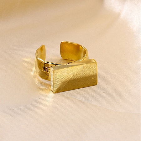304 Stainless Steel Cuff Open Rings SA-CBA065A-08G-1