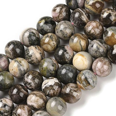 Natural Rhodonite Beads Strands G-P524-A01-03-1