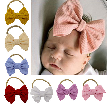 Nylon Elastic Baby Headbands OHAR-S197-056-1