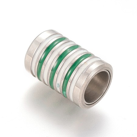 304 Stainless Steel Magnetic Clasps STAS-F228-20P-1