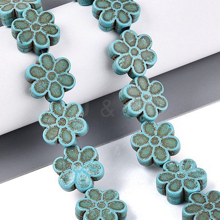 Synthetic Turquoise Beads Strands G-N364-05A-01-1