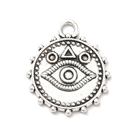 Tibetan Style Alloy Pendant Rhinestone Settings PALLOY-M198-22AS-1