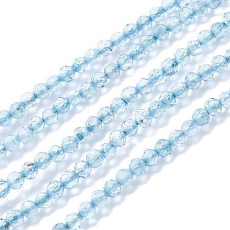 Natural Topaz Crystal Beads Strands G-H266-07A-1