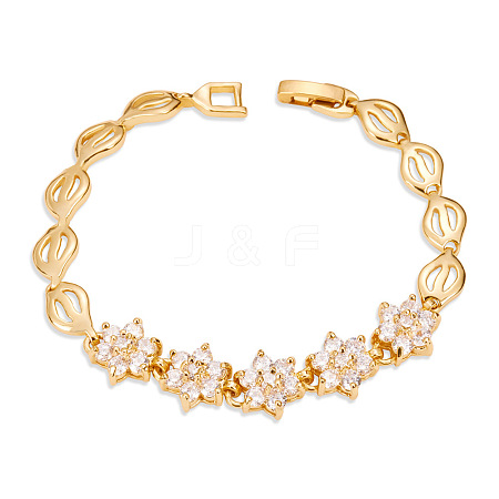 SHEGRACE Vogue Design Real 18K Gold Plated Brass Bracelet JB56A-1