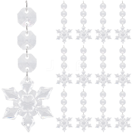 30Pcs Acrylic Pendants TACR-SP0001-01-1